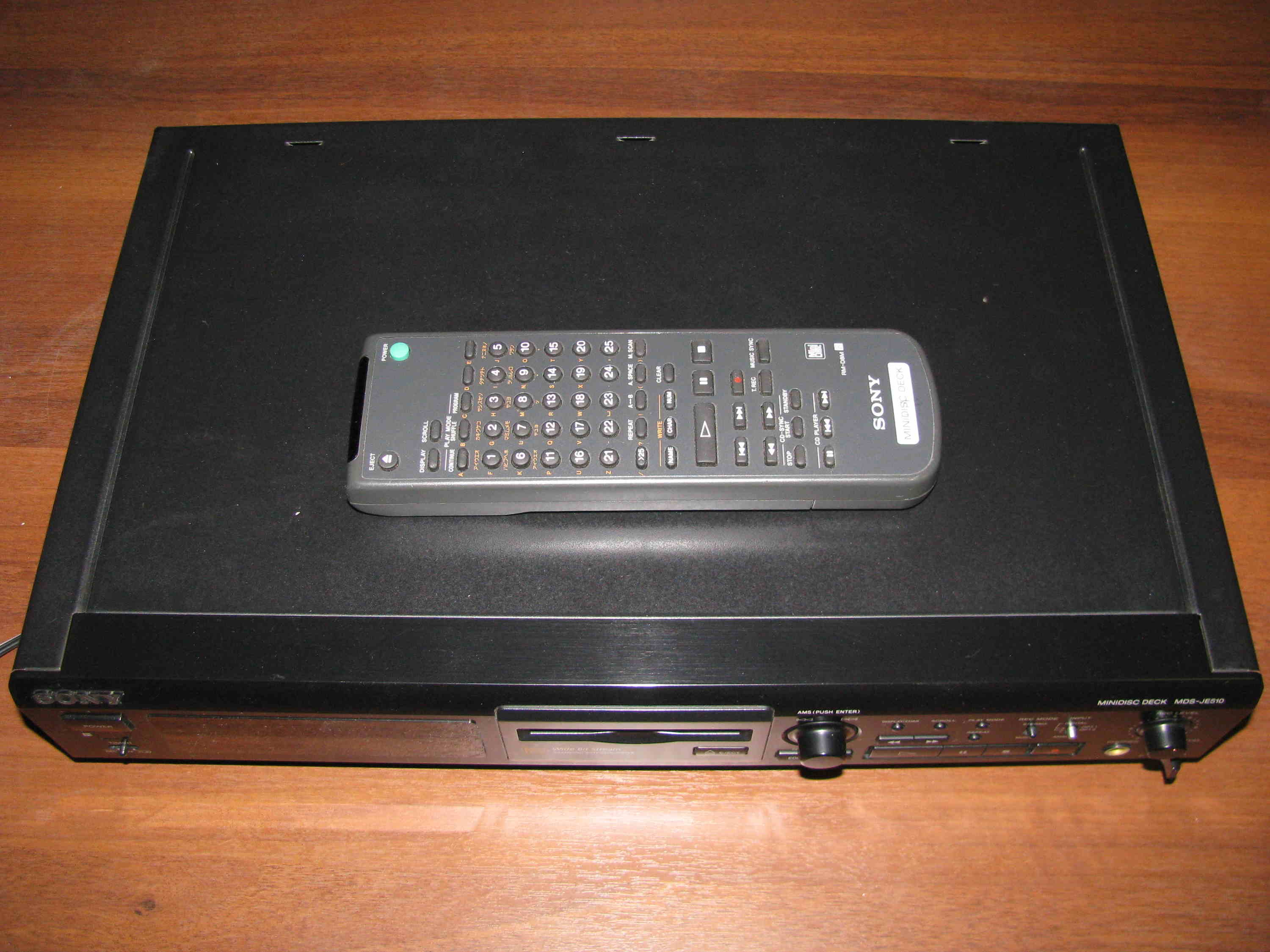 vintage hi-fi md-deck Sony MDS-JE510